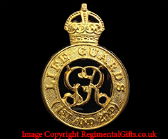 The 1st and 2nd Life Guards Cap Badge George V Life Guards Cap Badge