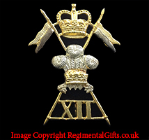12th Royal Lancers Cap Badge