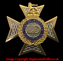 The Light Dragoon (LD) Cap Badge