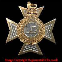 The Light Dragoon (LD) Cap Badge
