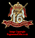 16th/5th The Queen's Royal Lancers (16/5) Lapel Pin 