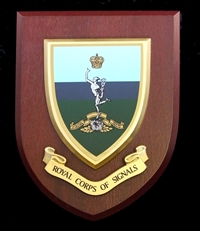 Royal Signals (Royal Corps Of Signals) (RSIGS) Wall Shield Plaque