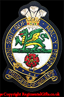 The Princess Of Wales's Royal Regiment (PWRR) Blazer Badge