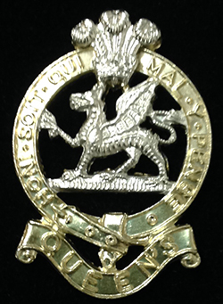 The Queens Regiment Cap Badge 