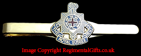 The Royal Sussex Regiment Tie Bar