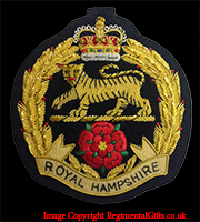 The Royal Hampshire Regiment Blazer Badge