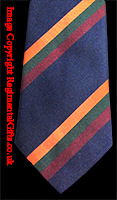 Duke of Lancasters Regiment Striped Tie