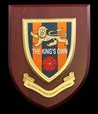 The King's Own Royal Regiment Wall Shield Plaque