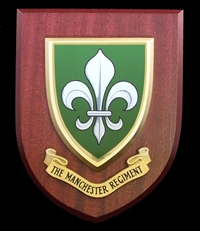 The Manchester Regiment Wall Shield Plaque