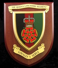 The Queens Lancashire Regiment Wall Shield Plaque