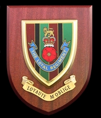The Loyal Regiment Wall Shield Plaque