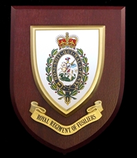 The Royal Regiment Of Fusiliers (RRF) Wall Shield Plaque
