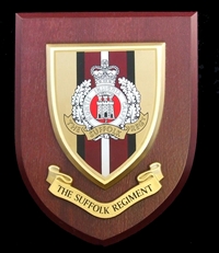 The Suffolk Regiment Wall Shield Plaque