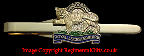 The Royal Leicestershire Regiment Tie Bar
