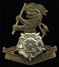 The Yorkshire Regiment (Bronze finish) Beret Badge