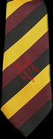 The Prince Of Wales' Own Regiment Of Yorkshire (PWO YORKS) Striped Tie