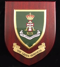 The Green Howards Wall Shield Plaque