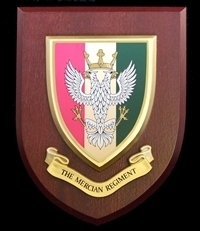 The Mercian Regiment Wall Shield Plaque