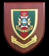 The Sherwood Foresters (Notts & Derby) Wall Shield Plaque