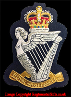 The Royal Irish Rangers Blazer Badge
