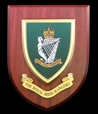 The Royal Irish Rangers Wall Shield Plaque