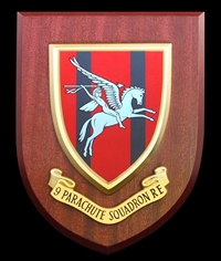 9 Parachute Squadron Royal Engineers (Corps Of Royal Engineers) (RE) Wall Shield Plaque