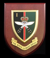 The Royal Gurkha Rifles (RGR) Wall Shield Plaque