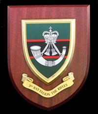 3rd Battalion The Rifles Wall Shield Plaque