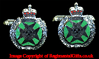The Royal Green Jackets (RGJ) Cufflinks