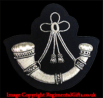 The Oxfordshire And Buckinghamshire Light Inf (Ox & Bucks) Blazer Badge