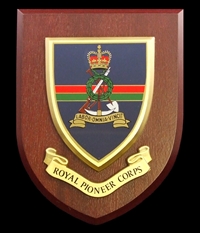 Royal Pioneer Corps (RPC) Wall Shield Plaque