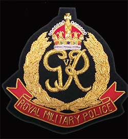 Royal Military Police (RMP)(KC) Blazer Badge