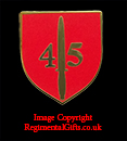 45 Commando Royal Marines (RM) Lapel Pin 