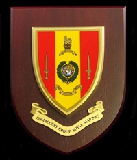 Comacchio Group Royal Marines (RM) Wall Shield Plaque