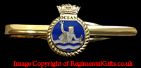 Royal Navy HMS OCEAN Tie Bar