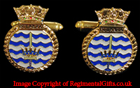 Royal Navy HMS BULWARK Cufflinks