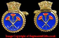 Royal Navy HMS ILLUSTRIOUS  Cufflinks
