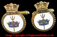 Royal Navy HMS INVINIBLE  Cufflinks