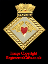 HMS ALACRITY Royal Navy Lapel Pin
