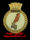HMS AVENGER Royal Navy Lapel Pin