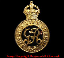 The 2nd Life Guards Cap Badge George V