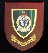 The Queens Royal Irish Hussars Wall Shield Plaque