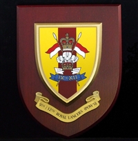 9th/12th Royal Lancers (9/12) Wall Shield Plaque