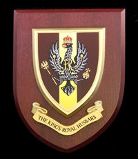 The King's Royal Hussars (KRH) Wall Shield Plaque