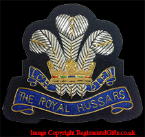 The Royal Hussars Blazer Badge