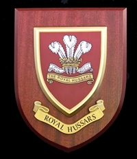 The Royal Hussars Wall Shield Plaque