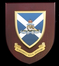 19th Regiment Royal Artillery (Royal Regiment Of Artillery) (RA) Wall Shield Plaque