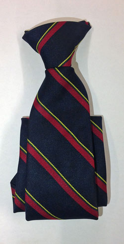 Royal Marines (RM) Clip On Striped Tie